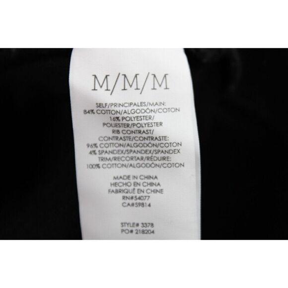 Cabi 3378 Sporty Sprint Jacket Womens Medium Black White Striped Full Zip Modern - Picture 14 of 14